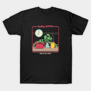 Coffee Hotline - Retro Vibes T-Shirt